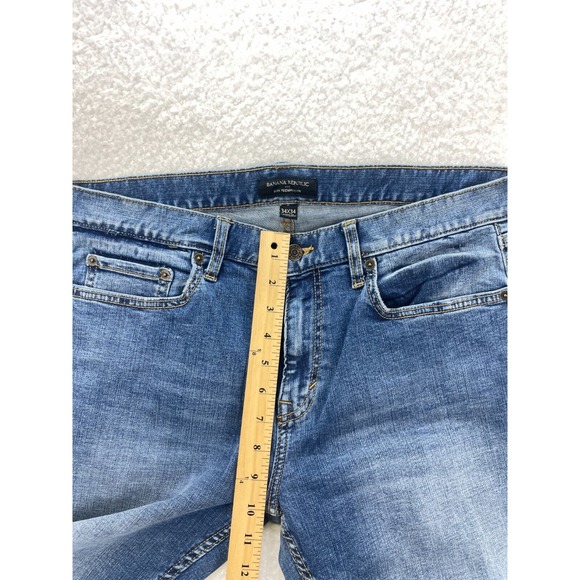 Banana Republic Jeans Men's 34x34‎ Slim Techmotion Blue - Picture 3 of 6